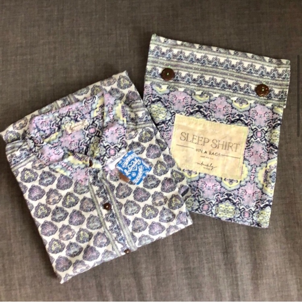 💙💜FREE PEOPLE SLEEP SHIRT💜💙 - Picture 2 of 11